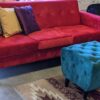 2 Seater Velvet Couch ( with a choice of your fabric)