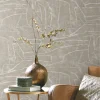 Urban Chalk Wallpaper in Natural